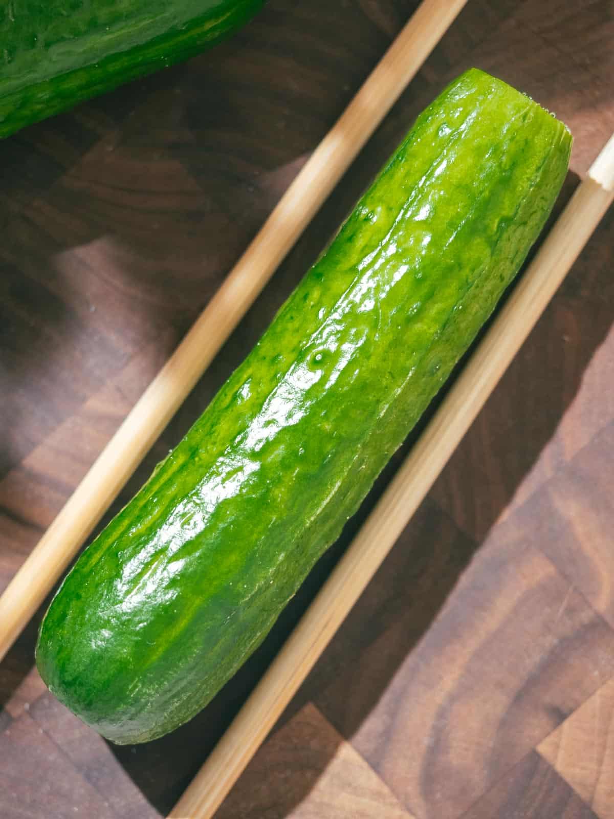 Sesame Spiral Cucumber Salad Yoko's kitchen